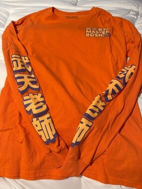 Master Roshi Graphic Long Sleeve Shirt - Orange